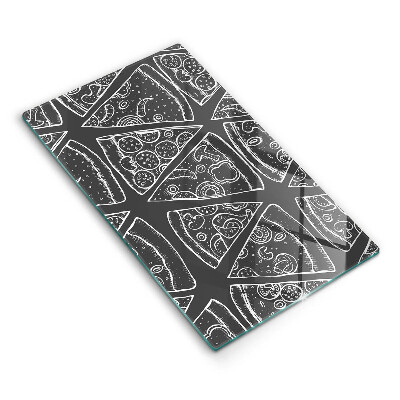 Tűzhely fedőlap Pizza illusztráció