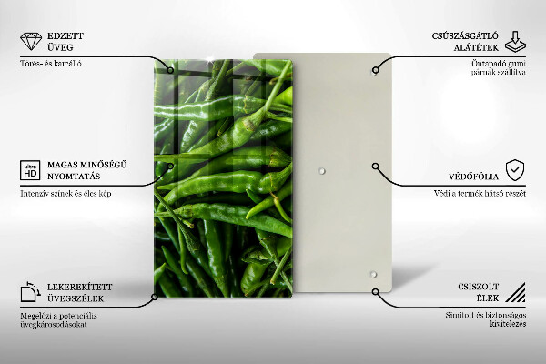 Tűzhely fedőlap Borsó hüvely