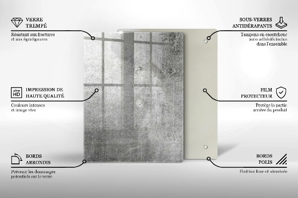Tűzhely fedőlap Beton textúra