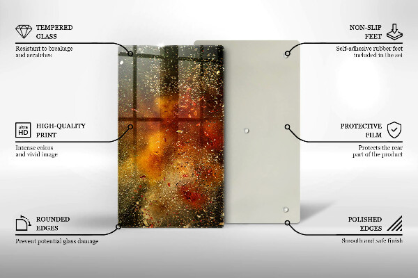 Tűzhely fedőlap Színes fűszerek