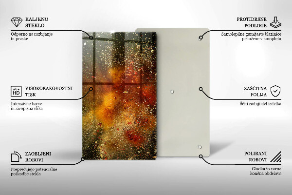 Tűzhely fedőlap Színes fűszerek