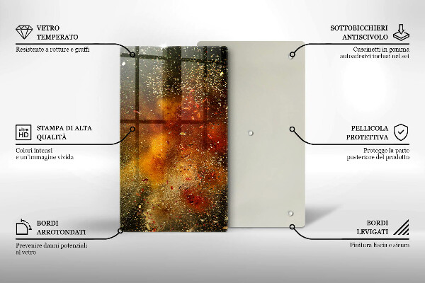 Tűzhely fedőlap Színes fűszerek