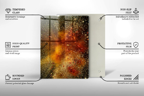 Tűzhely fedőlap Színes fűszerek