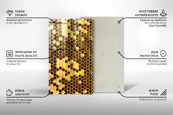 Tűzhely fedőlap Méhsejt