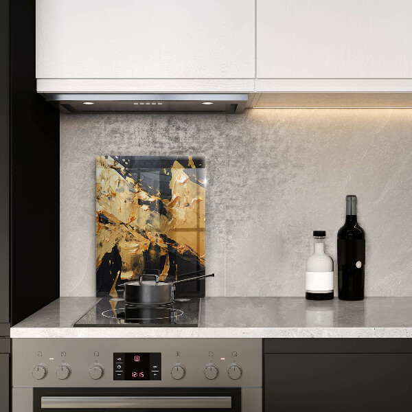 Tűzhely fedőlap Elegáns festék textúra