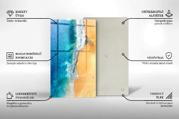 Tűzhely fedőlap Strand és tenger