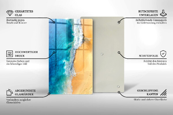 Tűzhely fedőlap Strand és tenger