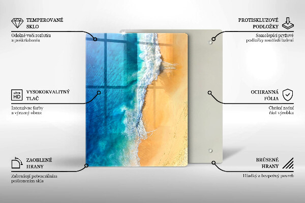 Tűzhely fedőlap Strand és tenger