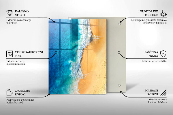 Tűzhely fedőlap Strand és tenger