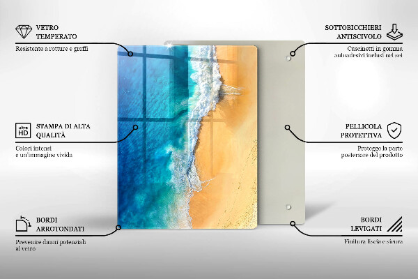 Tűzhely fedőlap Strand és tenger