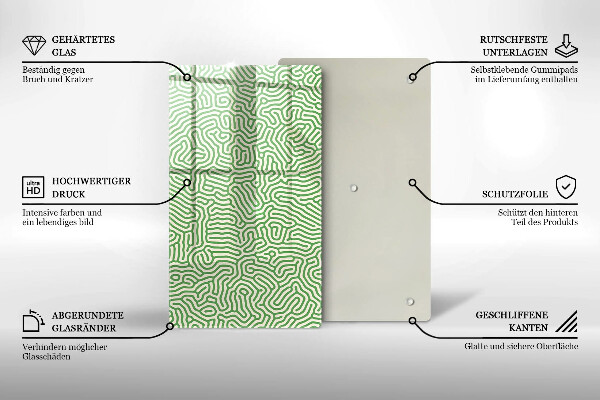 Tűzhely fedőlap Absztrakt vonalak