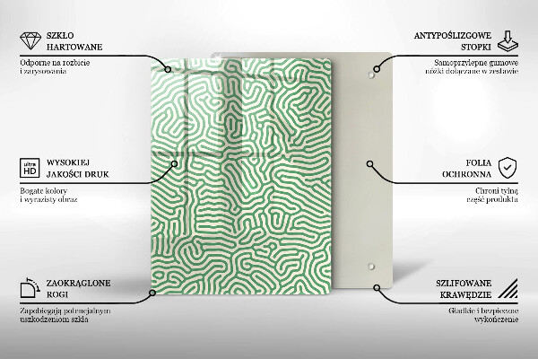 Tűzhely fedőlap Absztrakt vonalak