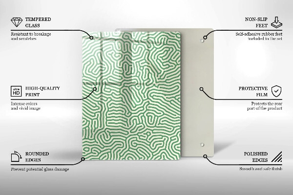 Tűzhely fedőlap Absztrakt vonalak