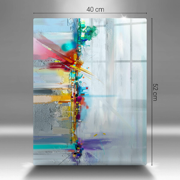 Tűzhely fedőlap Festett absztrakció