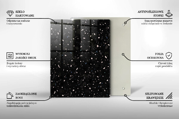 Tűzhely fedőlap Sötét kőedény