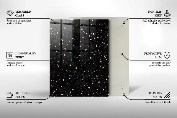 Tűzhely fedőlap Sötét kőedény