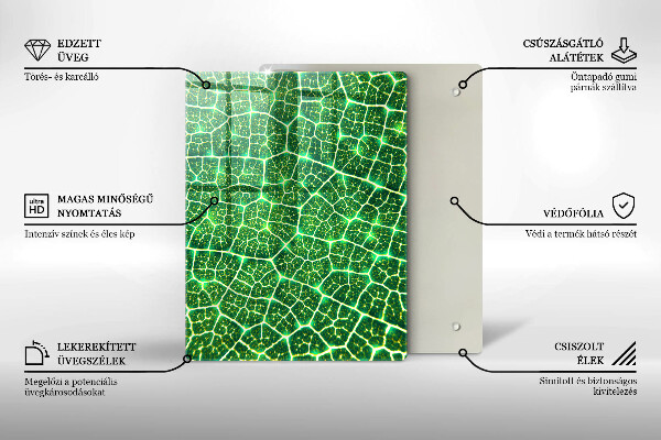 Tűzhely fedőlap Levélszerkezet