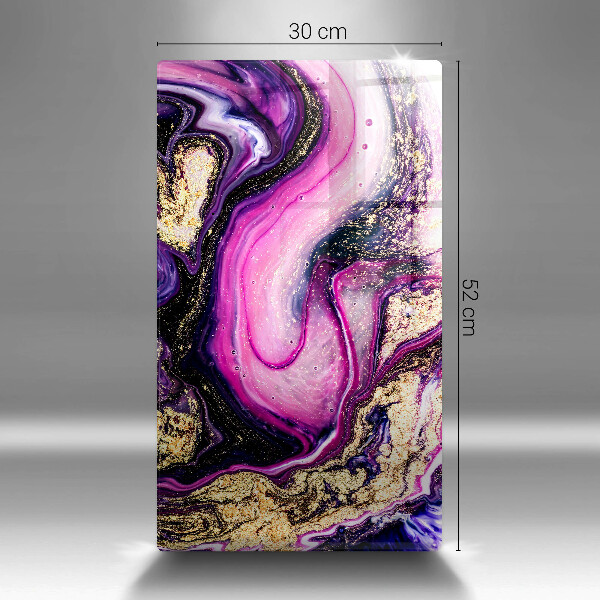 Tűzhely fedőlap Absztrakt design arany