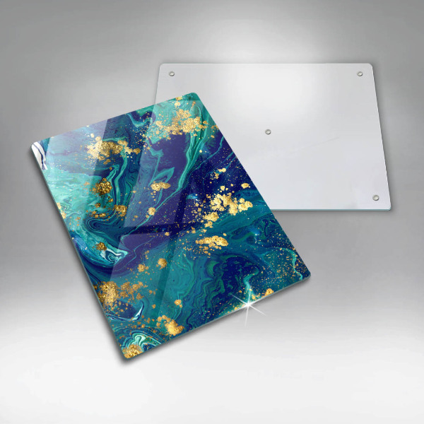 Tűzhely fedőlap Absztrakció arannyal