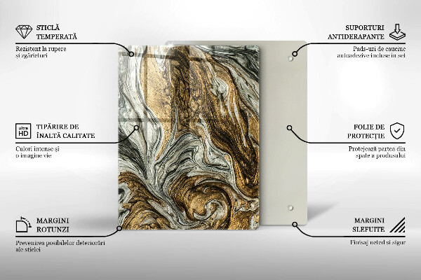 Tűzhely fedőlap Gazdag absztrakció