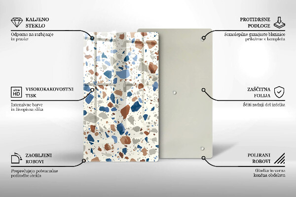 Tűzhely fedőlap Dekoratív kőedény