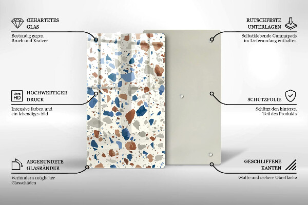 Tűzhely fedőlap Dekoratív kőedény