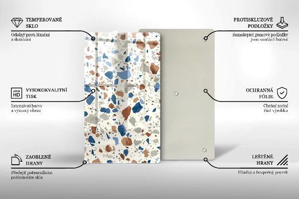 Tűzhely fedőlap Dekoratív kőedény