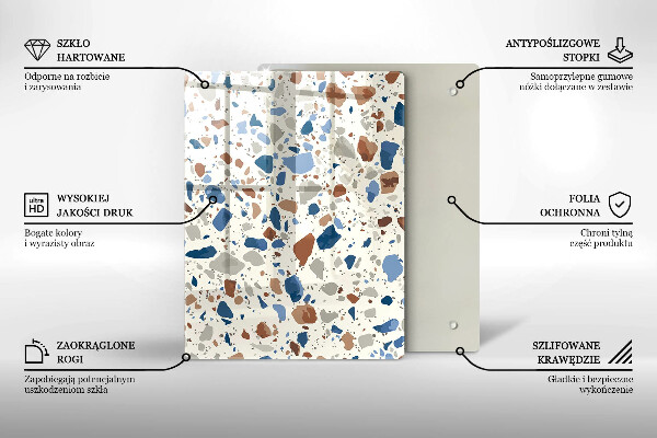 Tűzhely fedőlap Dekoratív kőedény