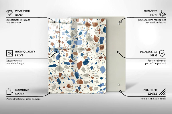 Tűzhely fedőlap Dekoratív kőedény