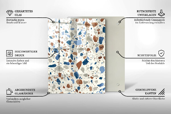 Tűzhely fedőlap Dekoratív kőedény