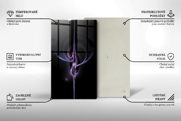 Tűzhely fedőlap Modern absztrakció