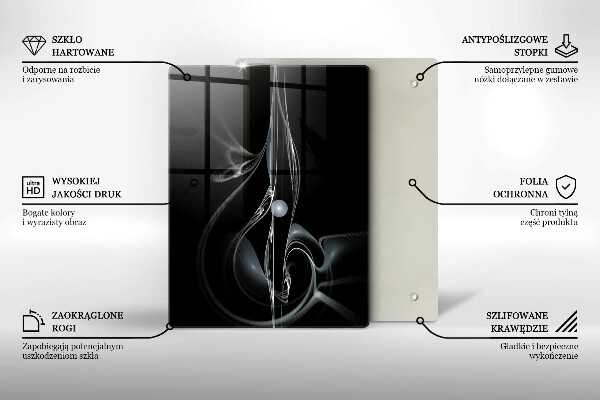 Tűzhely fedőlap Modern absztrakció