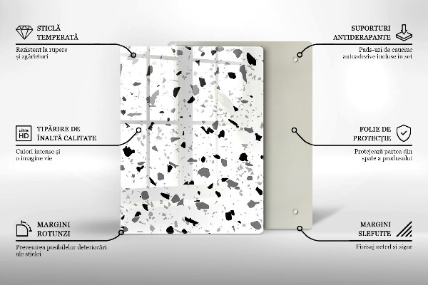 Tűzhely fedőlap Dekoratív kőedény