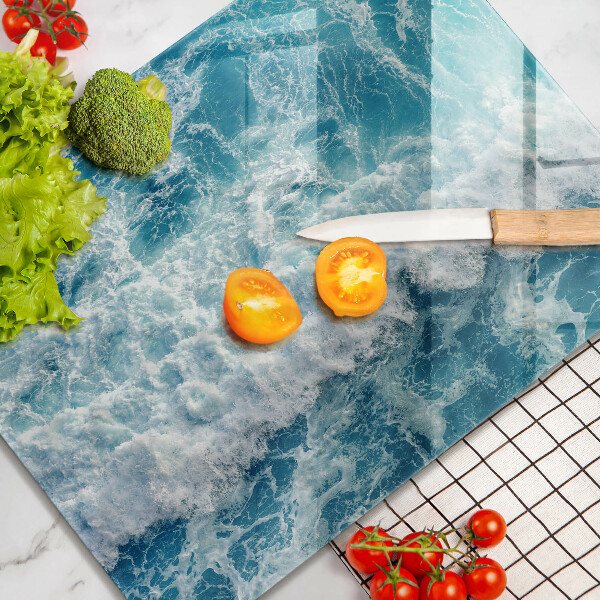 Tűzhely fedőlap Tenger víz hullámai