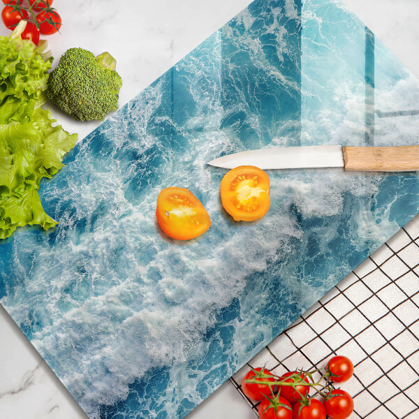 Tűzhely fedőlap Tenger víz hullámai