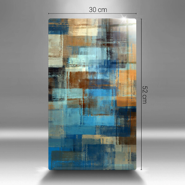 Tűzhely fedőlap Festett háttér