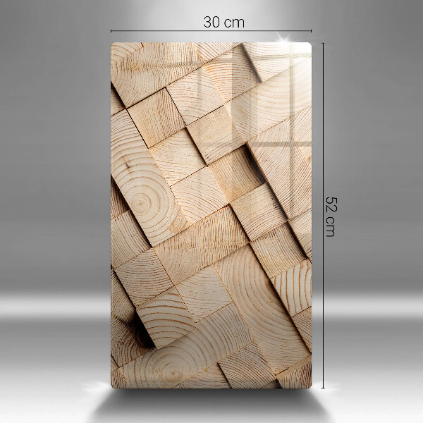 Tűzhely fedőlap Fa négyzetek