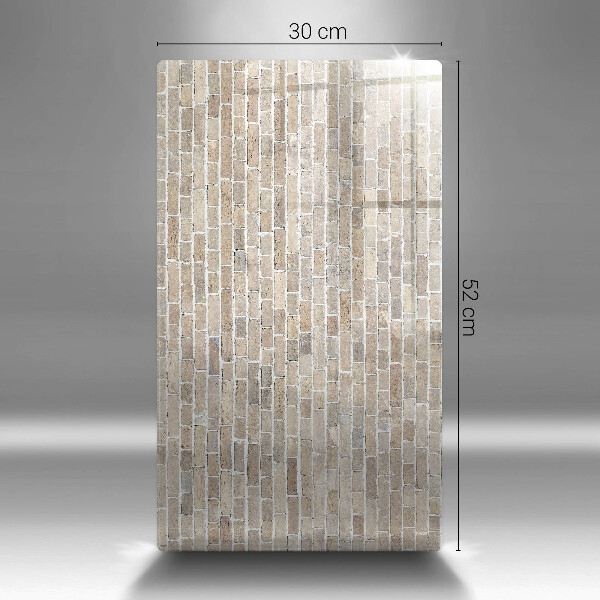 Tűzhely fedőlap Világos téglafal