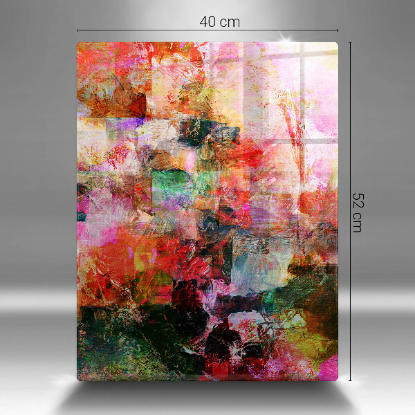 Tűzhely fedőlap Festék absztrakció