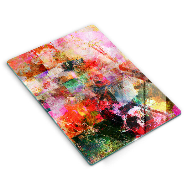 Tűzhely fedőlap Festék absztrakció