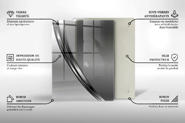 Tűzhely fedőlap Fém absztrakció