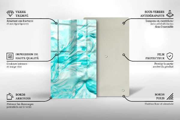 Tűzhely fedőlap Absztrakciós festékek