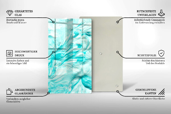 Tűzhely fedőlap Absztrakciós festékek