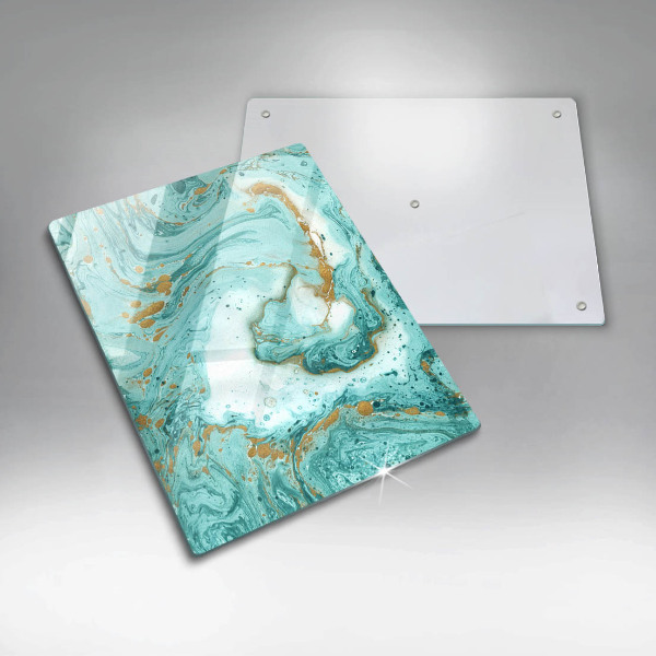 Tűzhely fedőlap Kék absztrakció