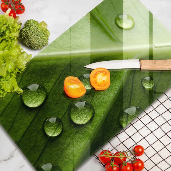 Tűzhely fedőlap Természet harmat és levél