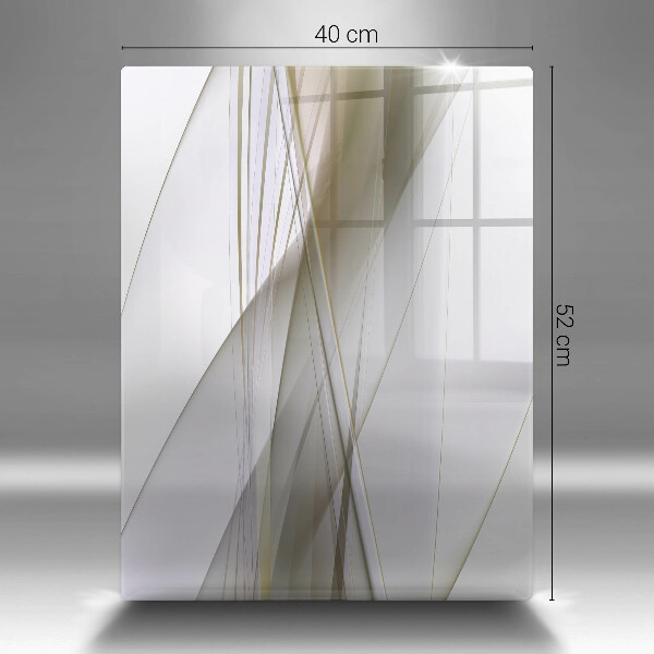 Tűzhely fedőlap Absztrakt vonalak tervezése