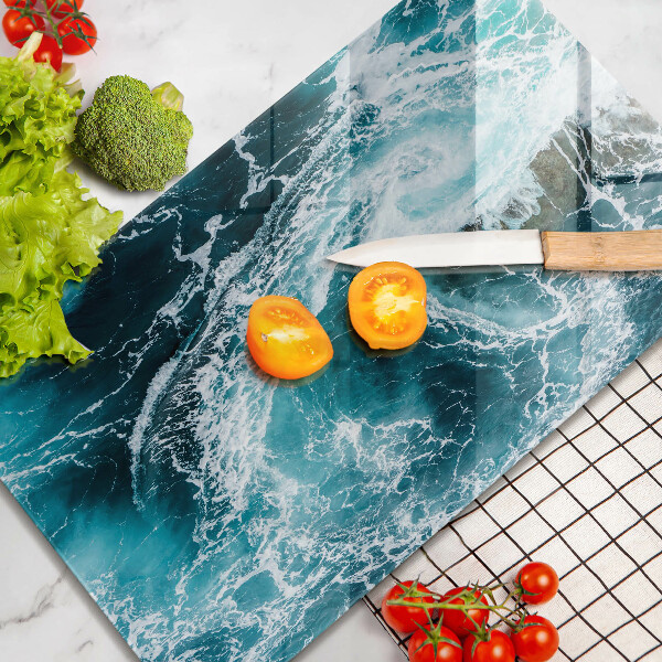 Tűzhely fedőlap Habzó vízhullámok