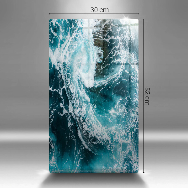 Tűzhely fedőlap Habzó vízhullámok