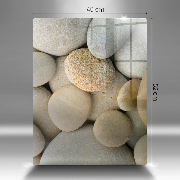 Tűzhely fedőlap Ovális kövek mintája