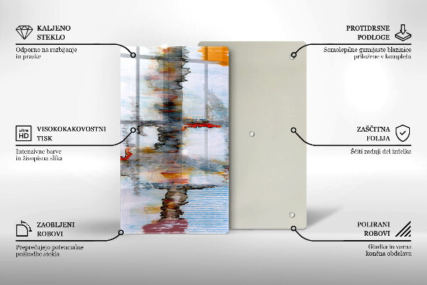 Tűzhely fedőlap Absztrakciós festékek